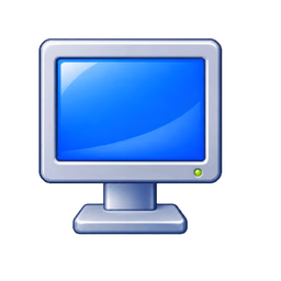 Computer monitor icon